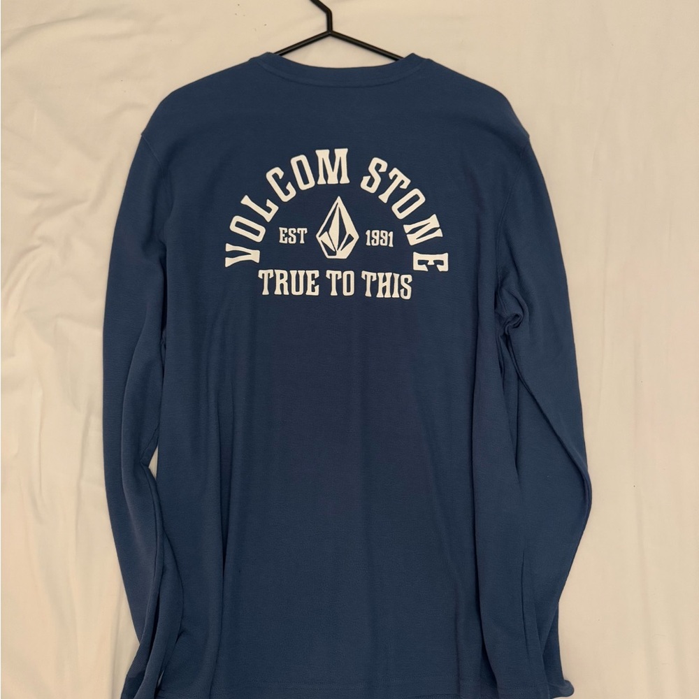 Volcom Men's Blue Long Sleeve Shirt